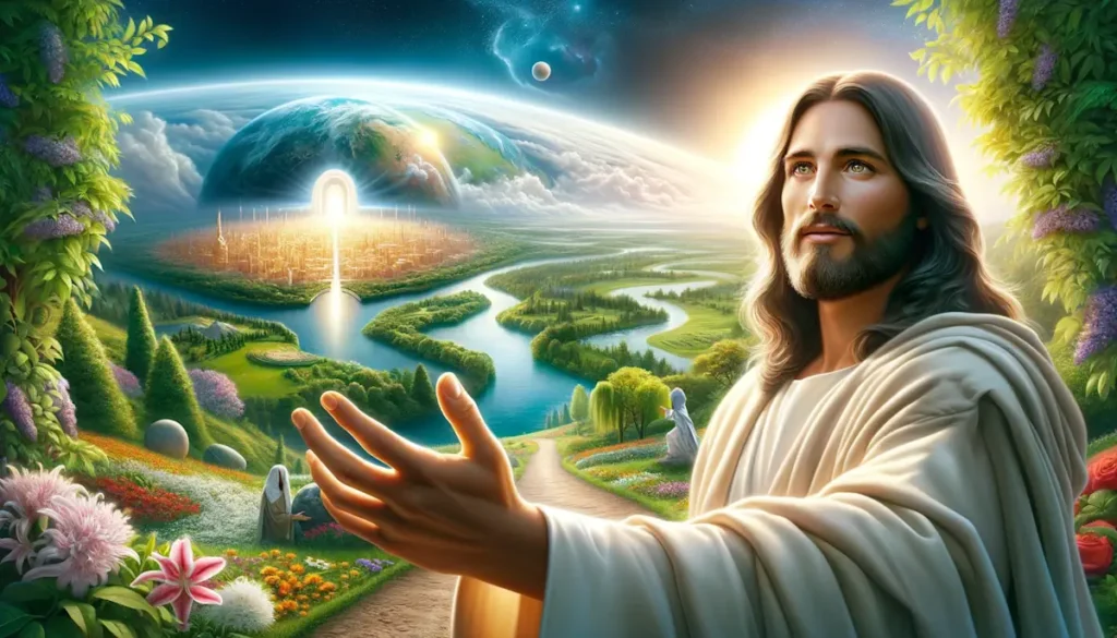 allmächtige gott im Bild Frieden auf der Welt